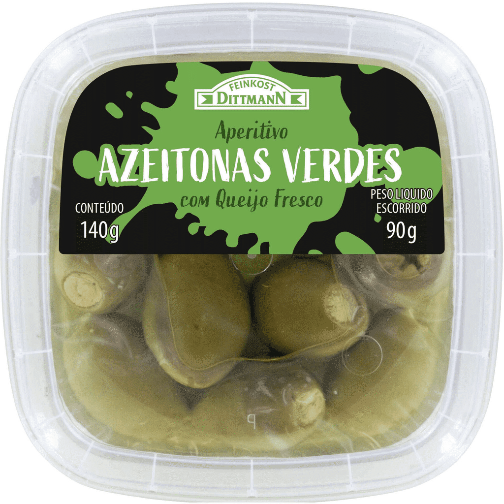 Azeitona Verde com Queijo Fresco - DITTMANN