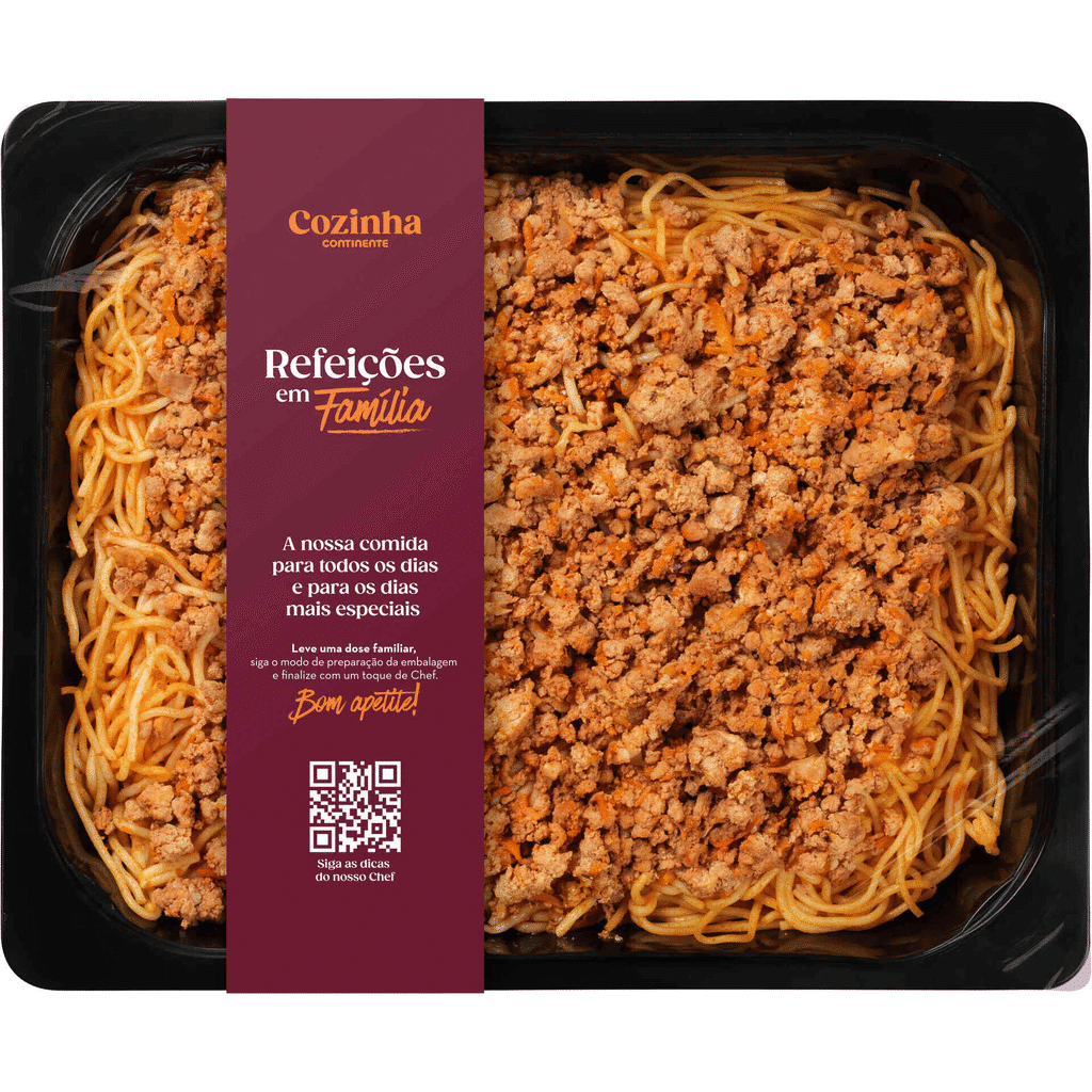 Esparguete à Bolonhesa para 4 Pessoas - COZINHA CONTINENTE