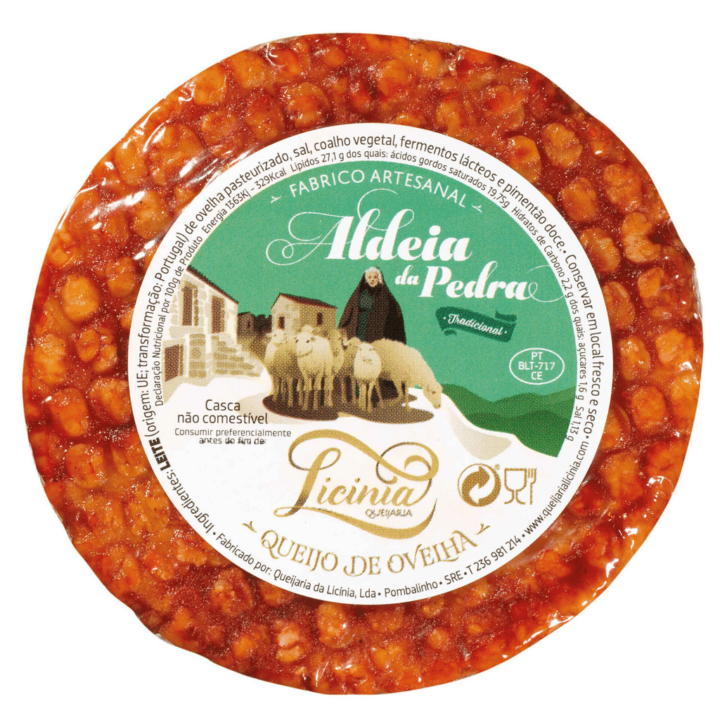 Queijo de Ovelha Curado Apimentado - QUEIJARIA LICÍNIA