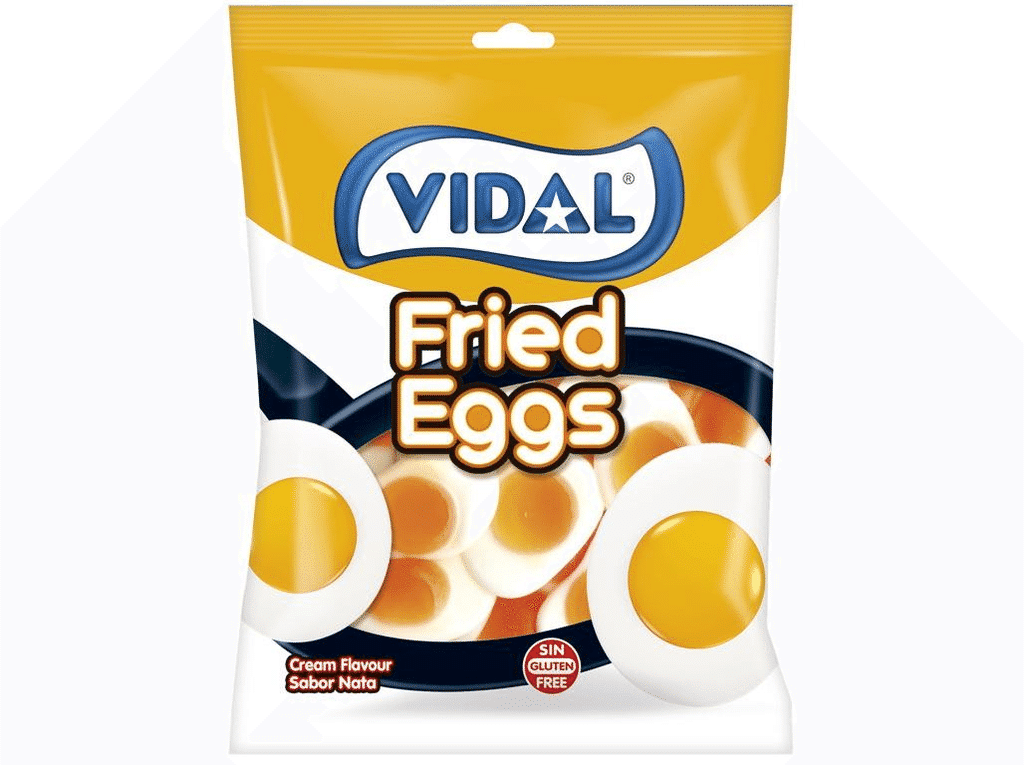 Gomas Ovos Estrelados 90 G - VIDAL