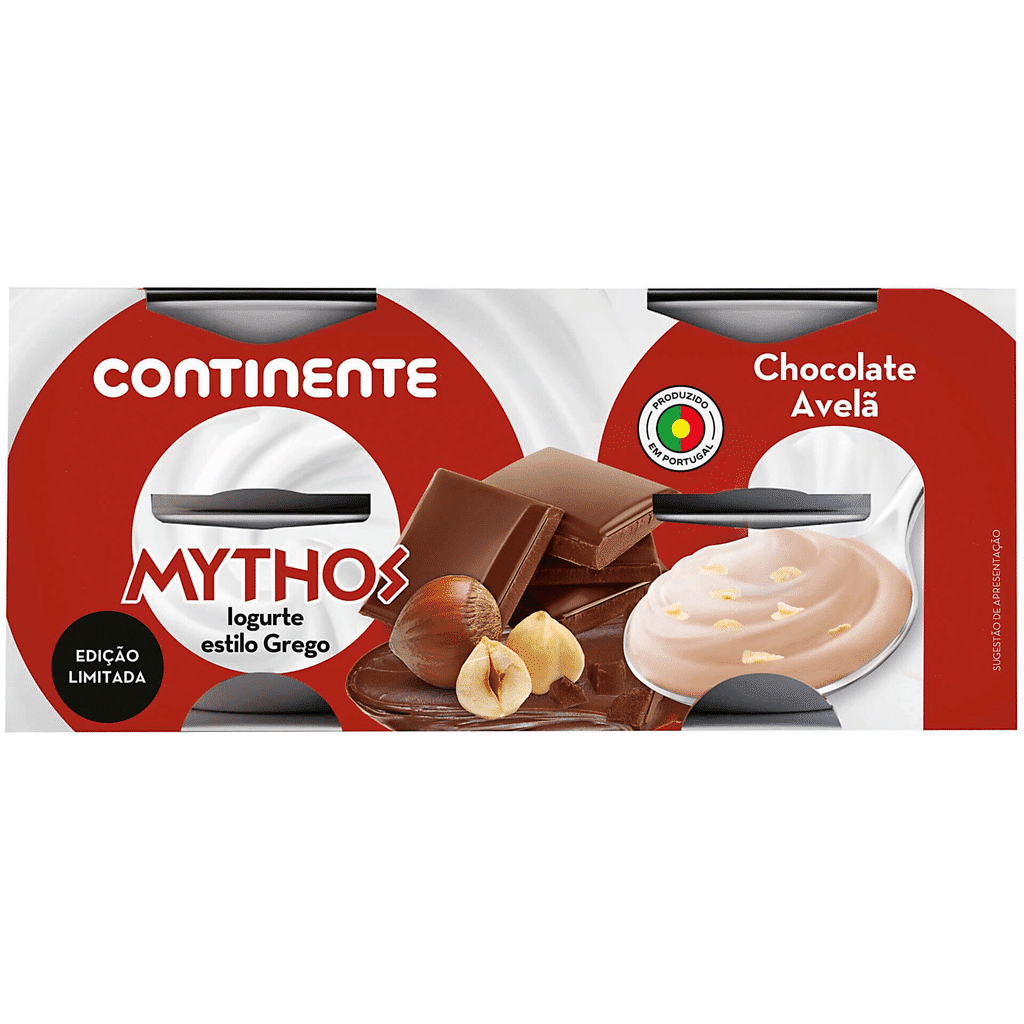 Iogurte Grego Mythos Chocolate e Avelã - CONTINENTE