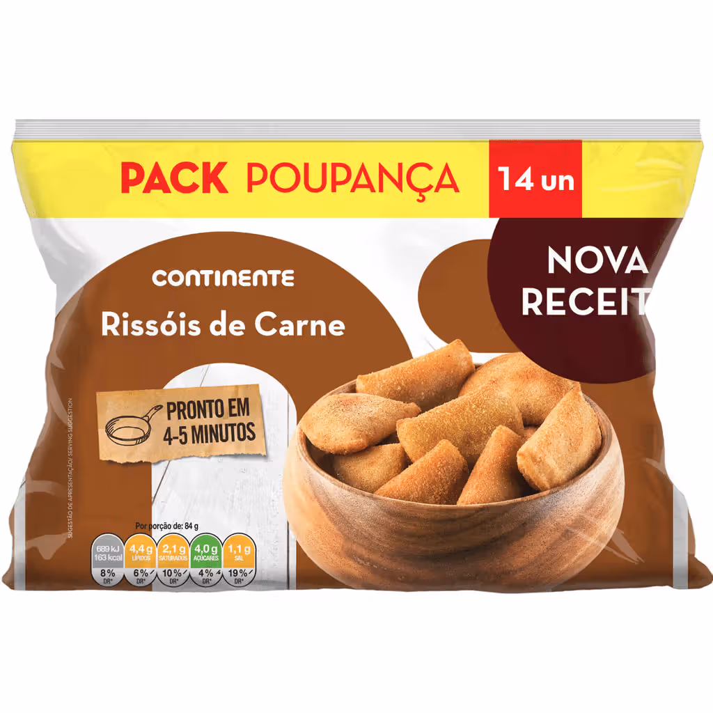 Rissóis de Carne Pack Poupança - CONTINENTE