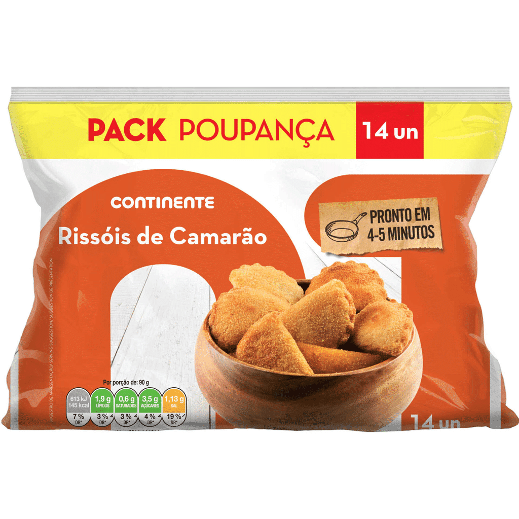 Rissóis de Camarão Pack Poupança - CONTINENTE