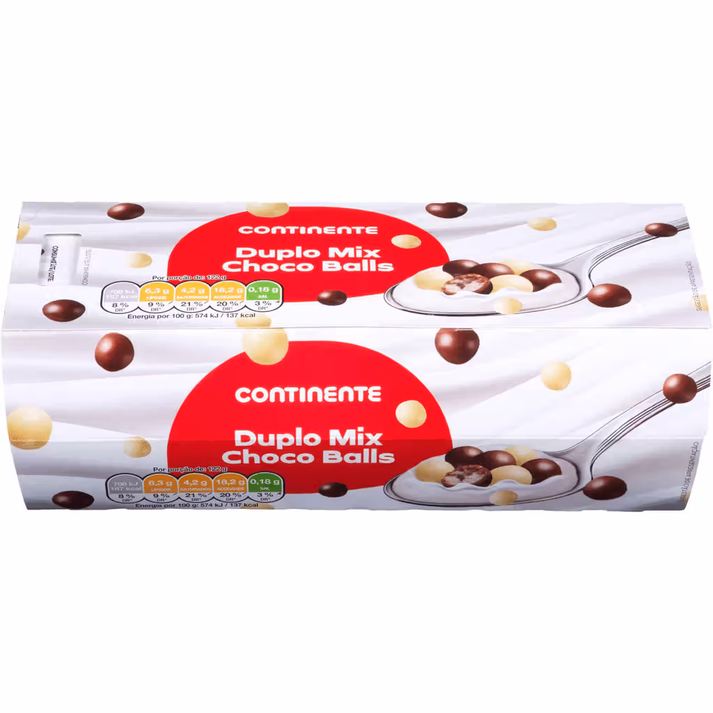 Iogurte Duplo Mix Choco Balls Infantil - CONTINENTE