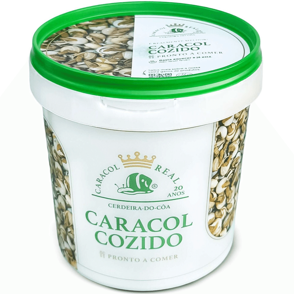 Caracol Branco Cozido - CARACOL REAL