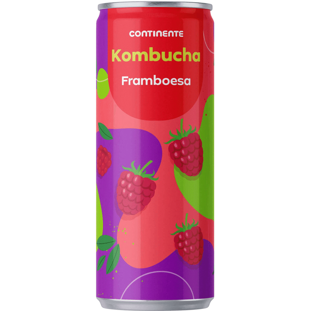 Bebida em Lata Kombucha Framboesa - CONTINENTE