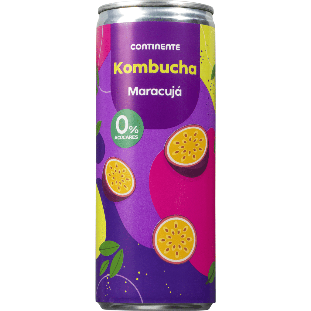 Bebida Kombucha Maracujá sem Açúcar - CONTINENTE