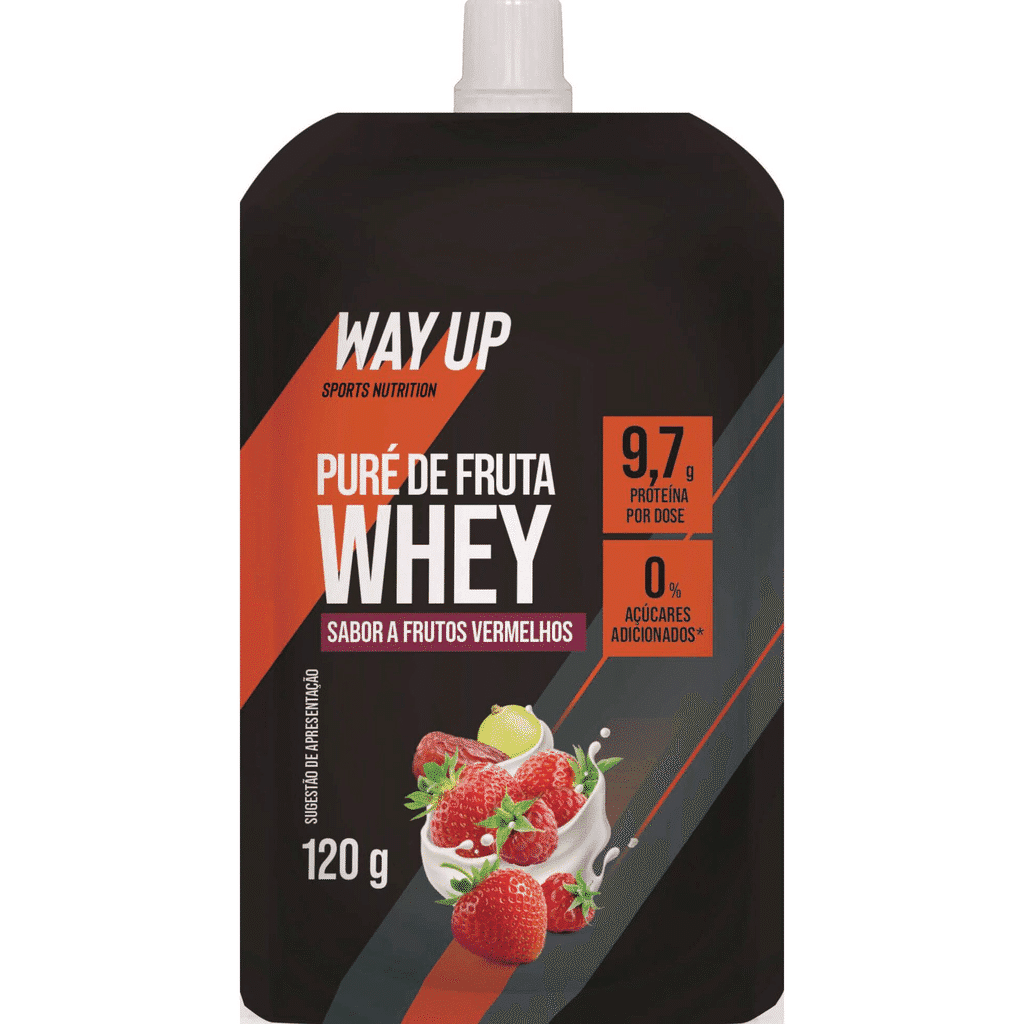 Saqueta de Fruta Proteína Frutos Vermelhos - WAY UP