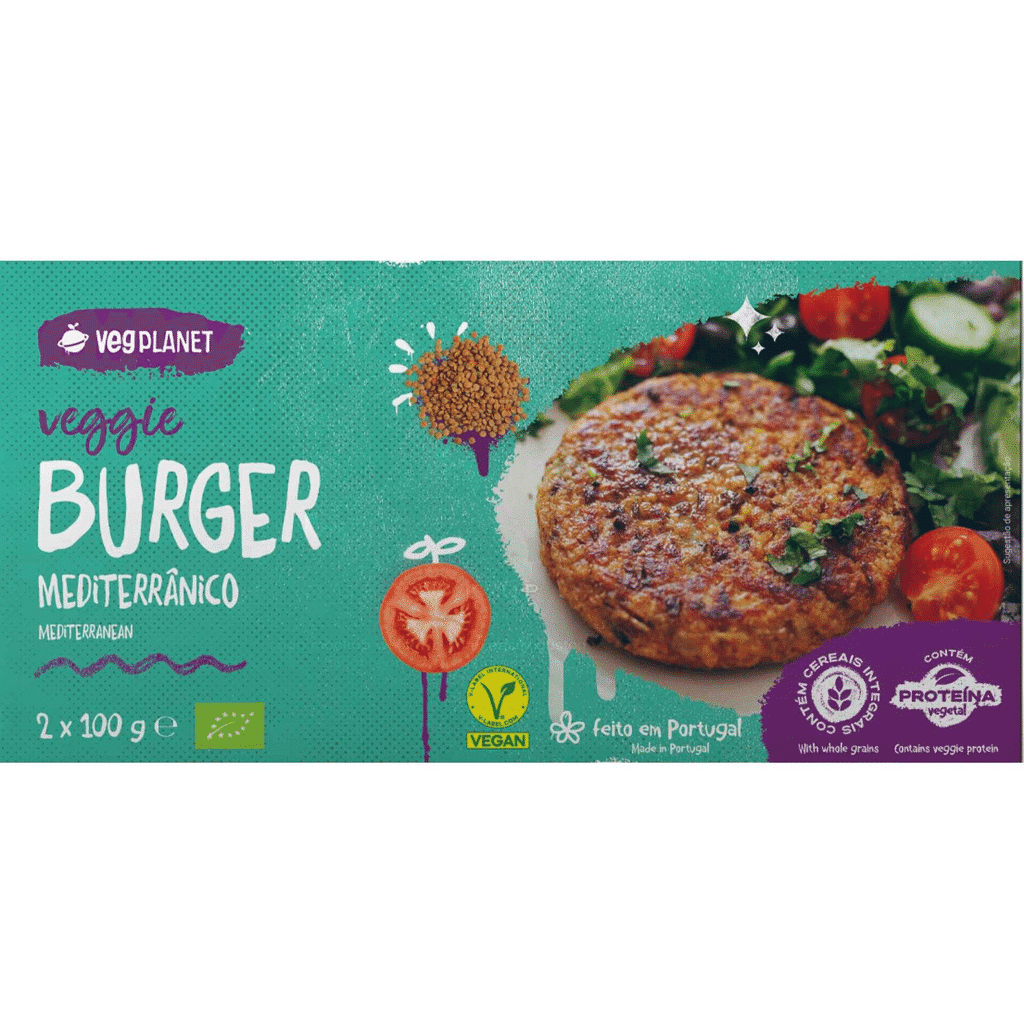 Hambúrguer Mediterrânico - VEGPLANET