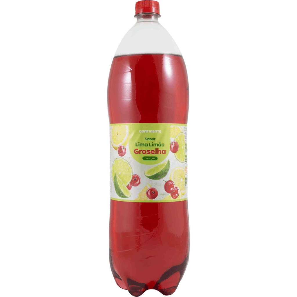 Refrigerante com Gás Lima, Limão e Groselha - CONTINENTE
