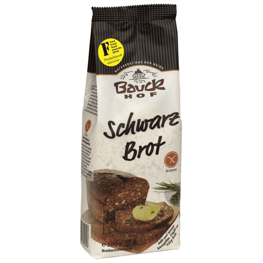 Farinha para Pão Preto sem Glúten - BAUCK HOF