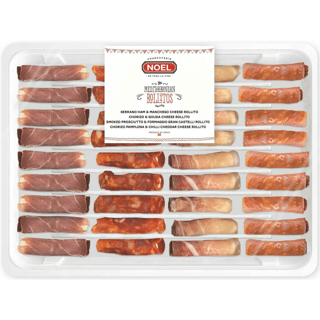 Rolitos de Charcutaria e Queijo - NOEL