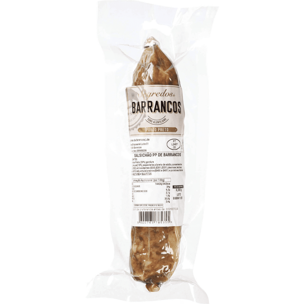 Salsichão de Porco Preto de Barrancos - SEGREDOS DE BARRANCOS