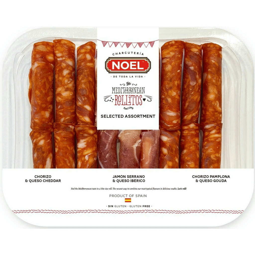 Rolitos de Charcutaria e Queijo - NOEL