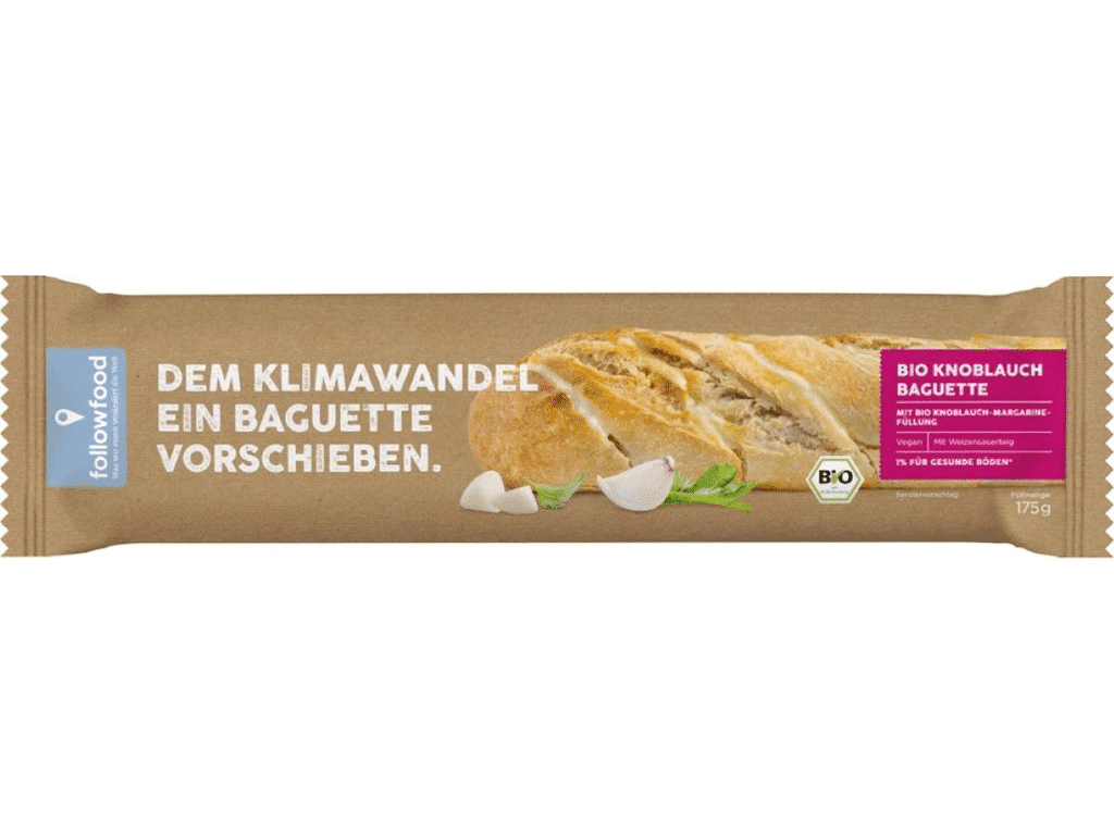 Baguete Alho Bio 170g - FOLLOWFOOD