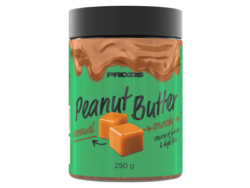 Manteiga Amendoim Crocante Com Caramelo 250g - PROZIS