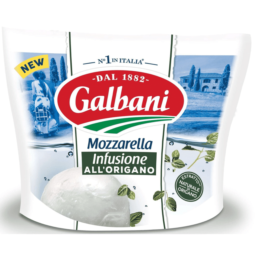 Queijo Mozzarella Infusão Oregãos - GALBANI