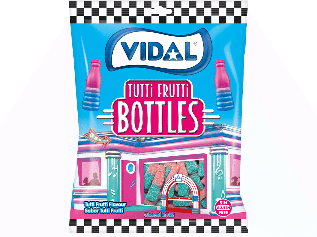Gomas Garrafas Cola Tutti 90g - VIDAL