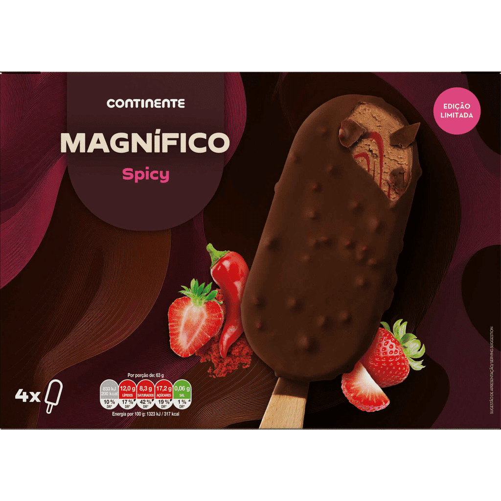 Gelado Spicy Chocolate e Malagueta - CONTINENTE