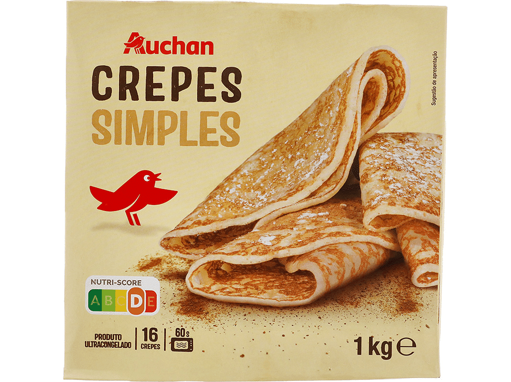 Crepes Simples 16un 1kg - AUCHAN