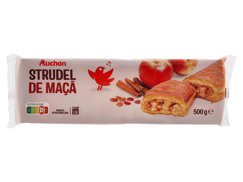 Strudel De Maçã Ultracongelado 500g - AUCHAN