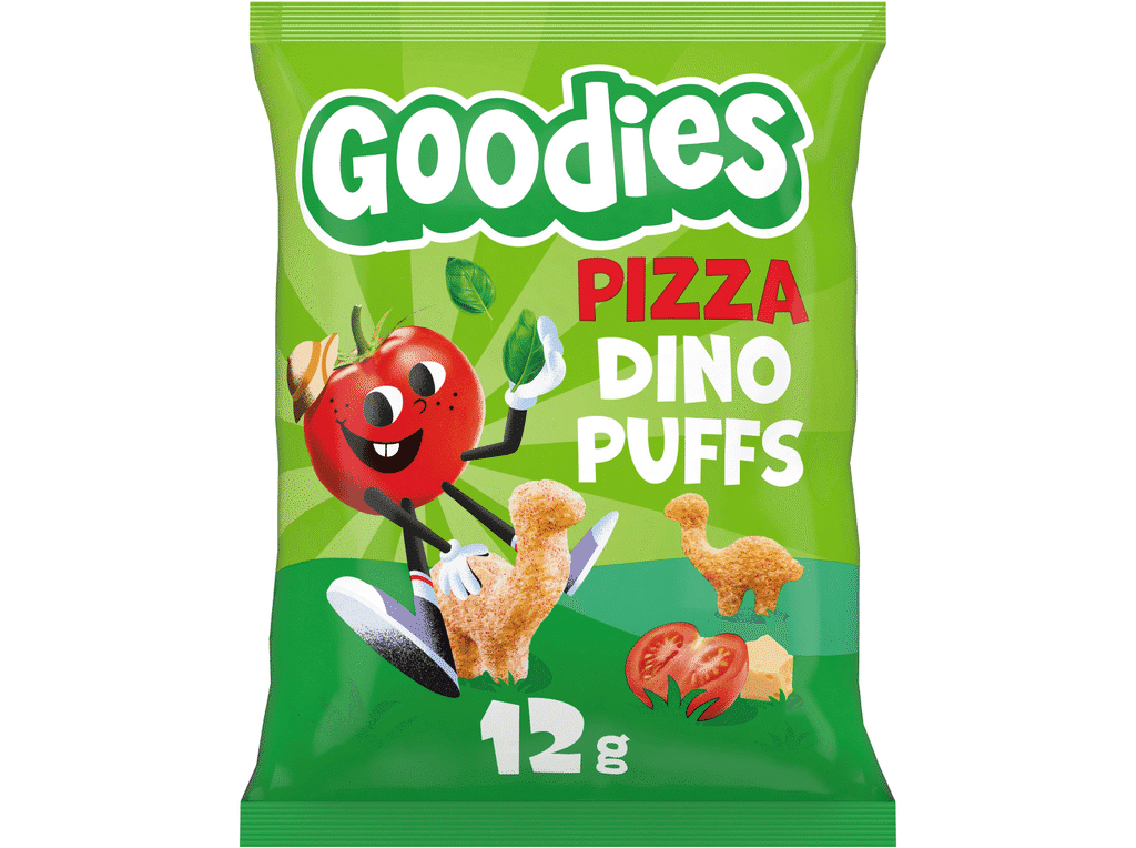 Snack Dino Puffs Pizza 12g - GOODIES