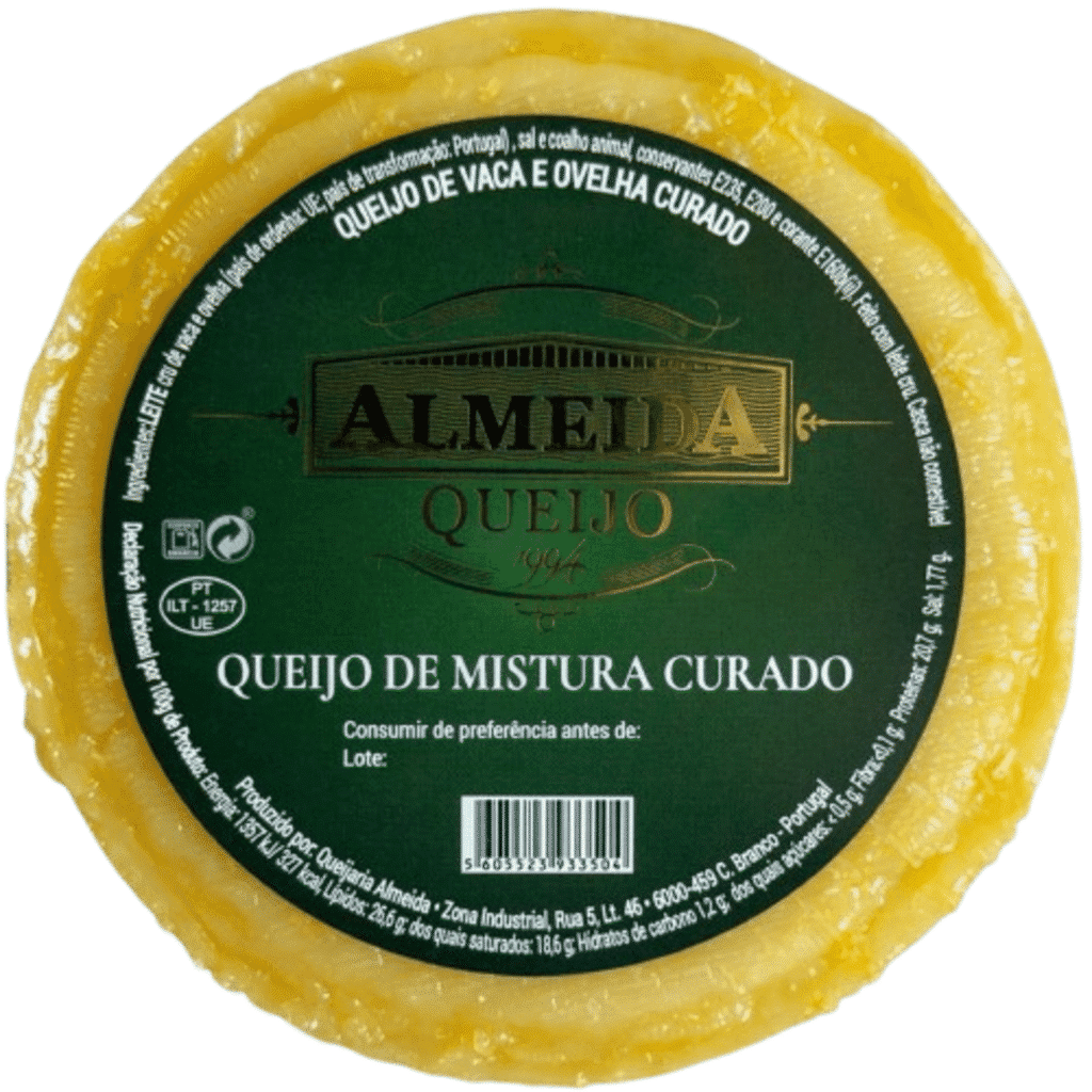 Queijo de Ovelha e Vaca Curado - QUEIJARIA ALMEIDA