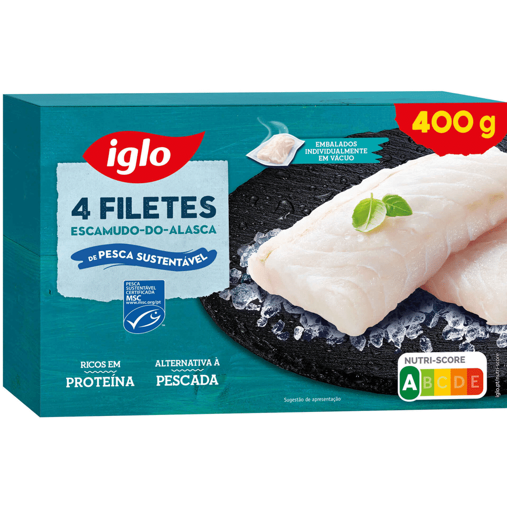 Filetes Escamudo-do-alasca Congelado - IGLO