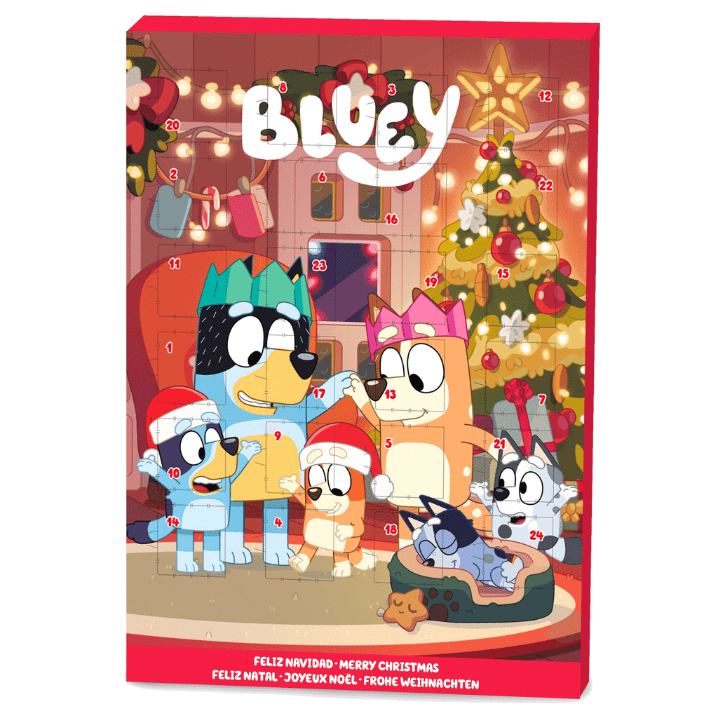 Calendário do Advento de Chocolate Bluey - LACASA