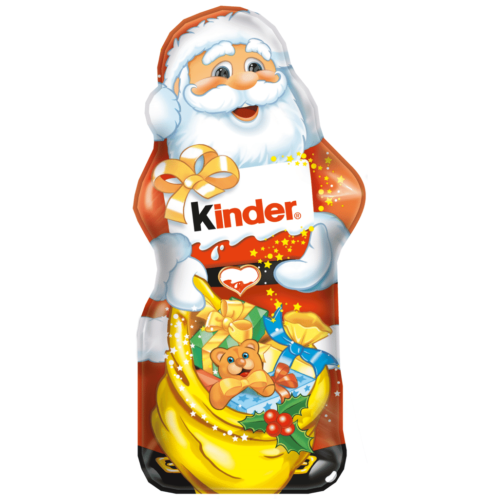 Pai Natal de Chocolate de Leite - KINDER