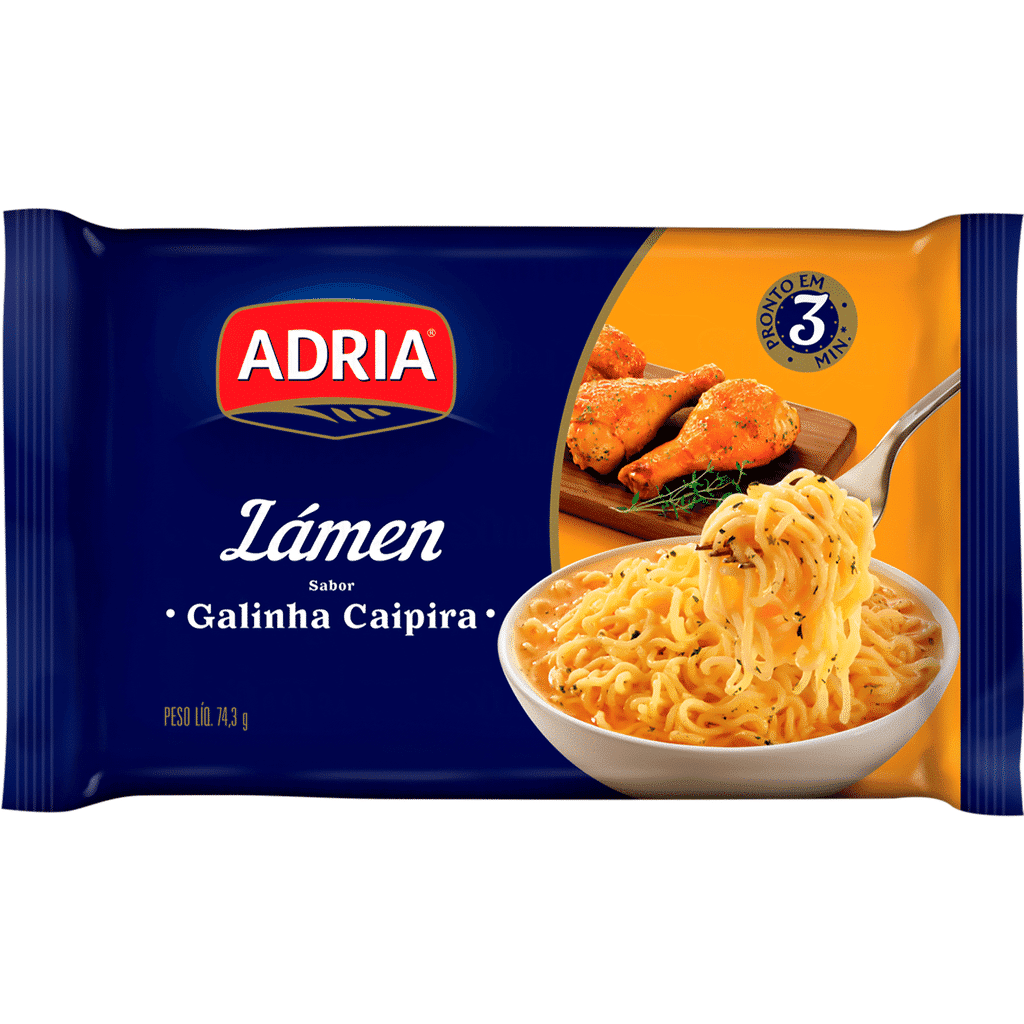 Noodles de Galinha Caipira - ADRIA