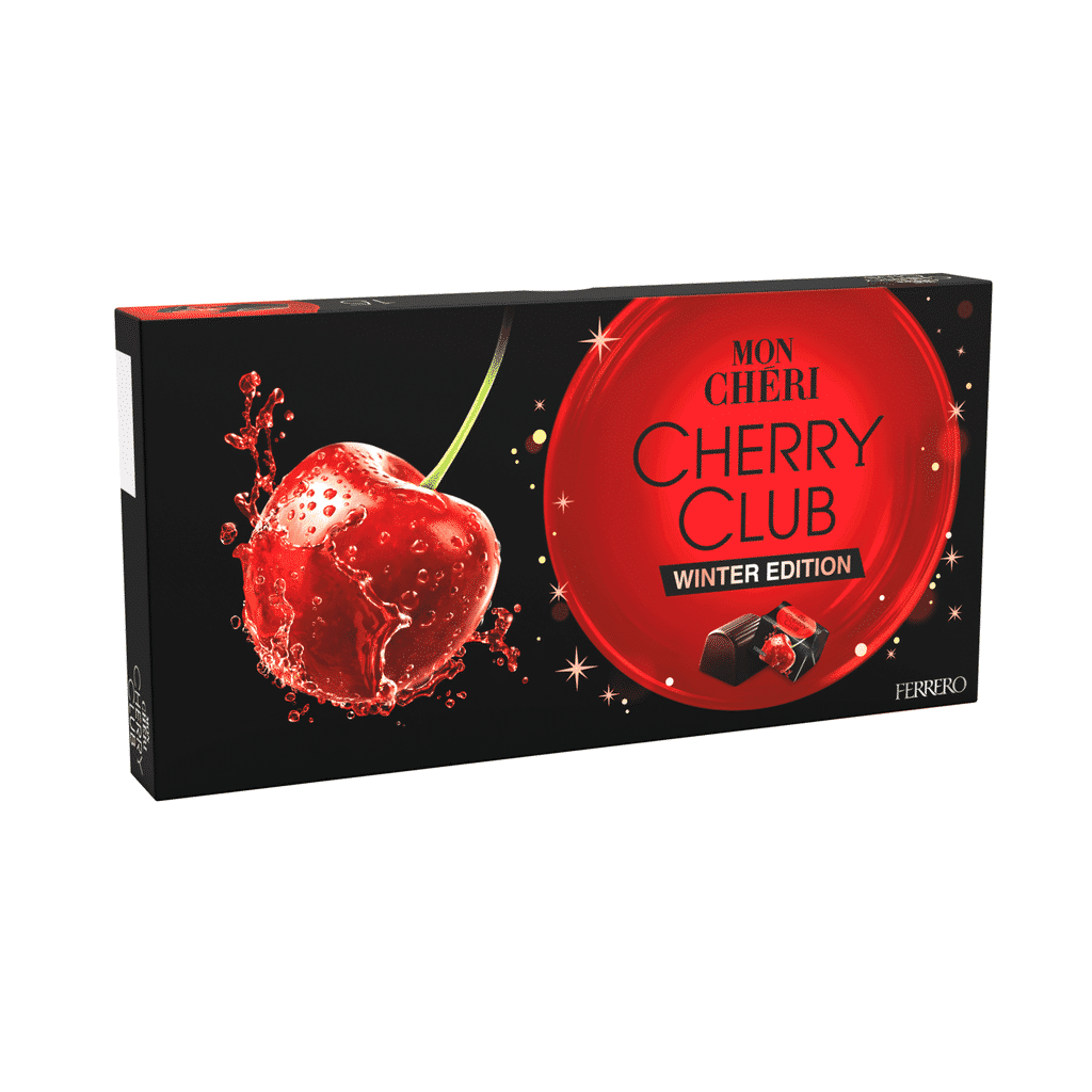 Bombons de Chocolate Negro com Licor e Cereja Edição Inverno - MON CHÉRI