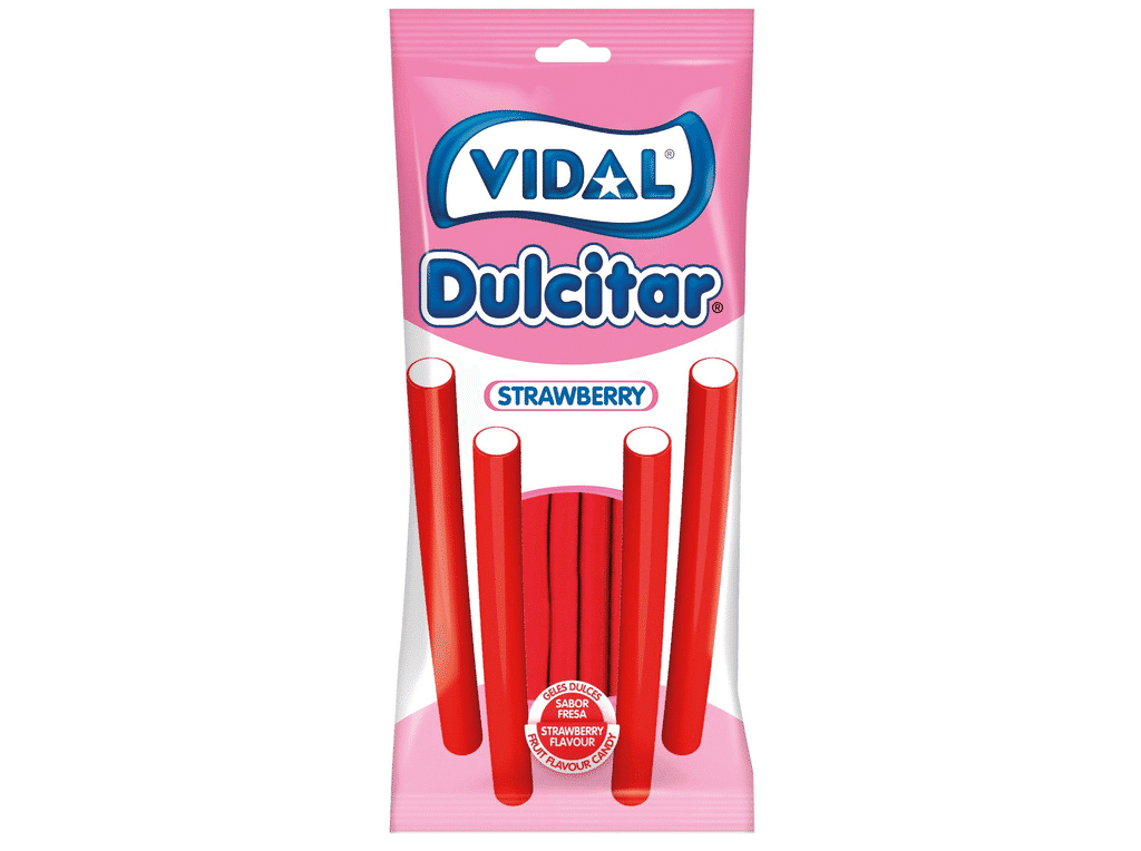Gomas Dulcitar Morango 90g - VIDAL