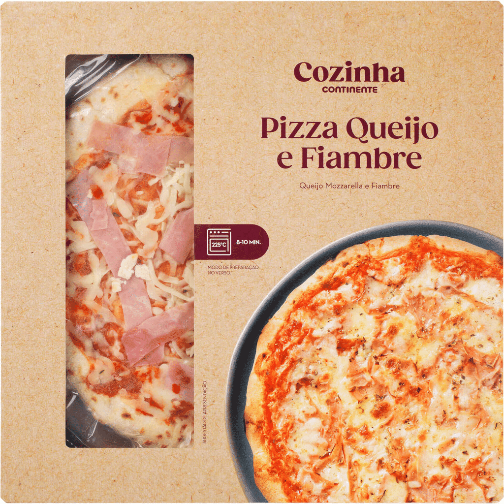 Pizza Fresca Queijo e Fiambre - COZINHA CONTINENTE