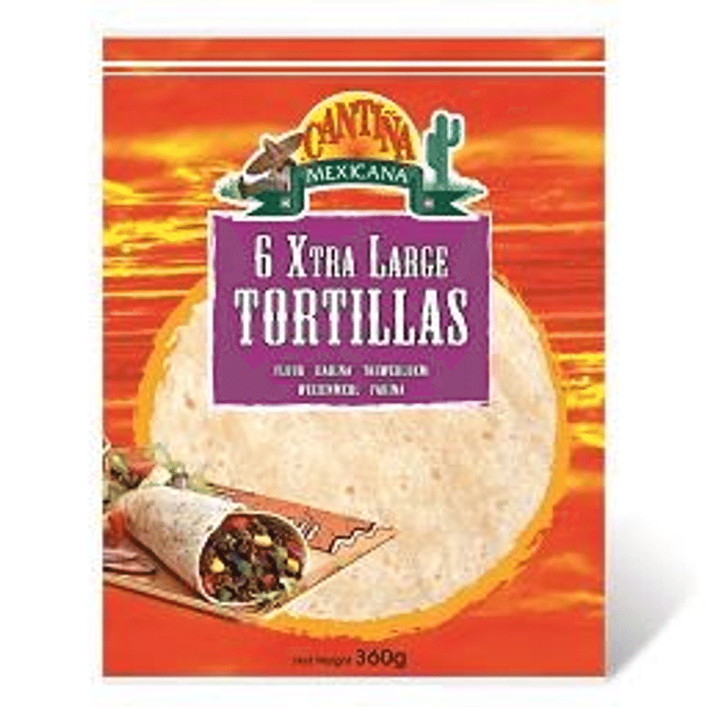Tortilhas de trigo xl (6un) - CANTINA MEXICANA