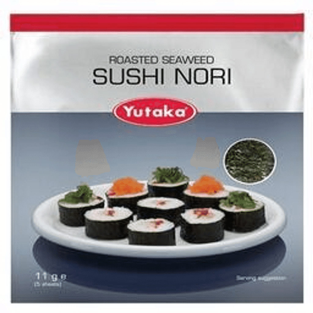 Sushi nori algas marinhas (5 folhas) - YUTAKA