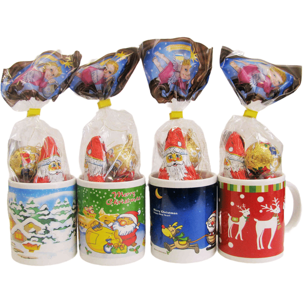 Fantasia de Chocolate de Leite Caneca de Natal - EUROCHOCOLATE