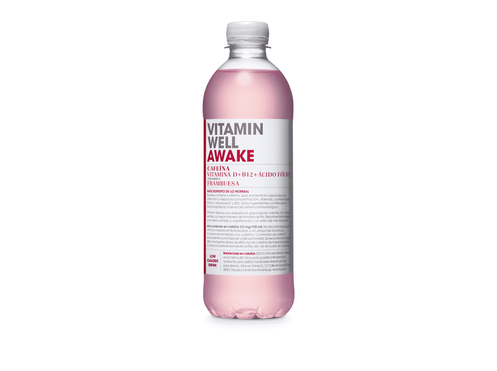 Bebida Isotónica Awake Framboesa 500ml - VITAMIN WELL