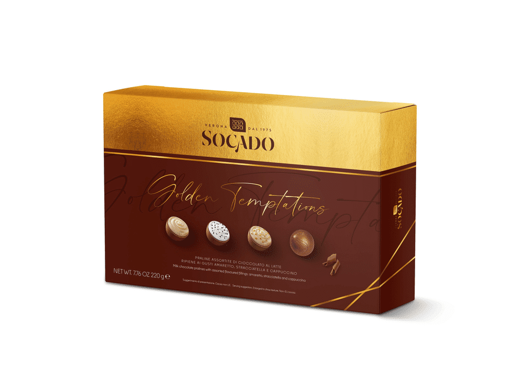Bombons Golden Temptation 220g - SOCADO