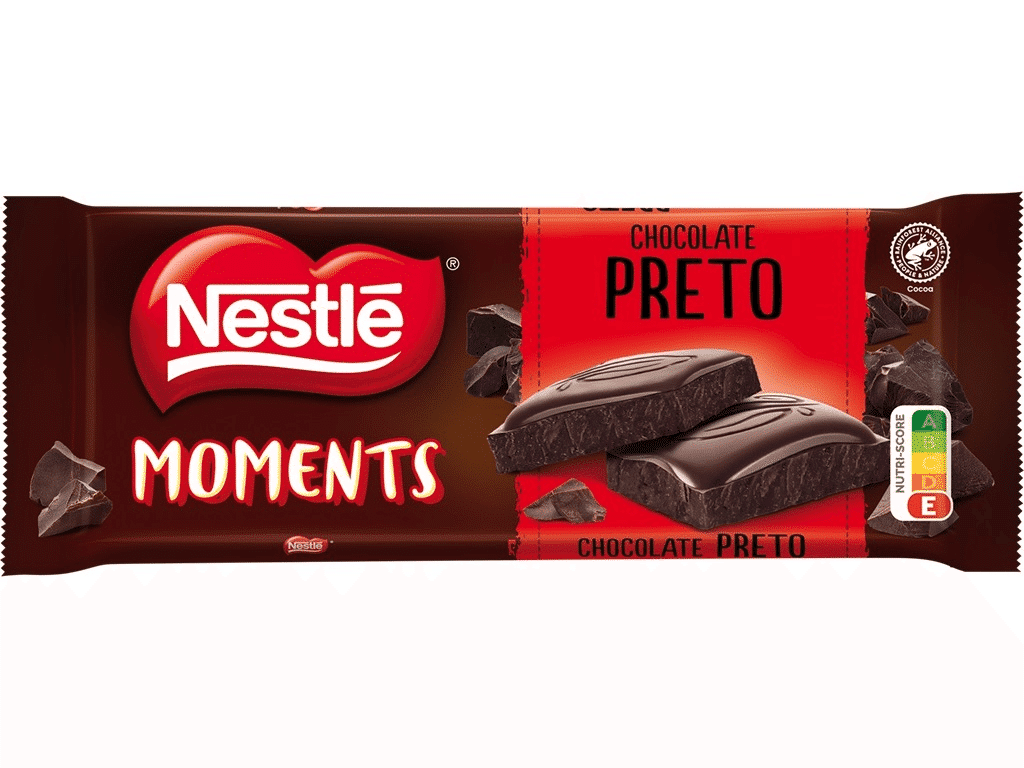 Tablete Chocolate Preto 85g - NESTLÉ MOMENTS