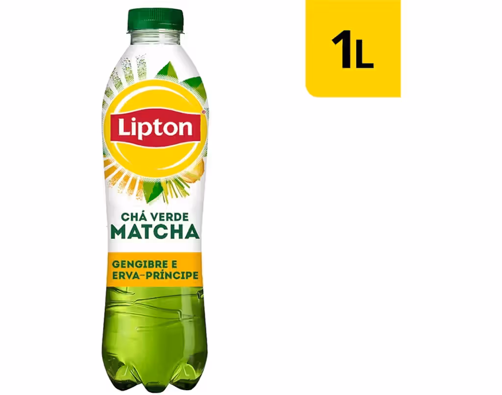 Chá Verde Matcha Gengibre e Erva Príncipe - LIPTON