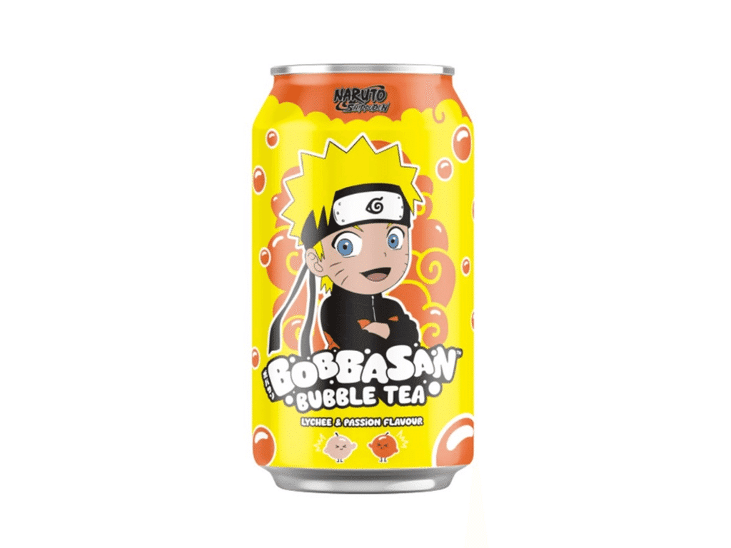 Bebida Bubble Tea Naruto Lichia Maracuja 320ml - ULTRAPOP