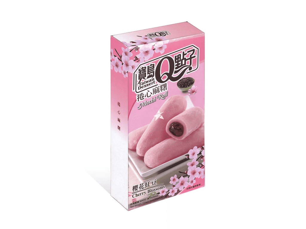 Mochi Em Rolo Cherry Blossoms 150g - TAIWAN DESSERT