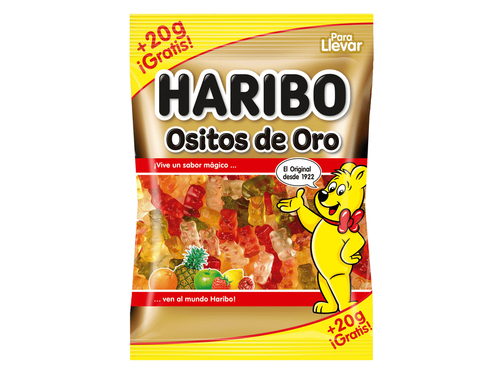 Gomas Ositos Oro 120g - HARIBO