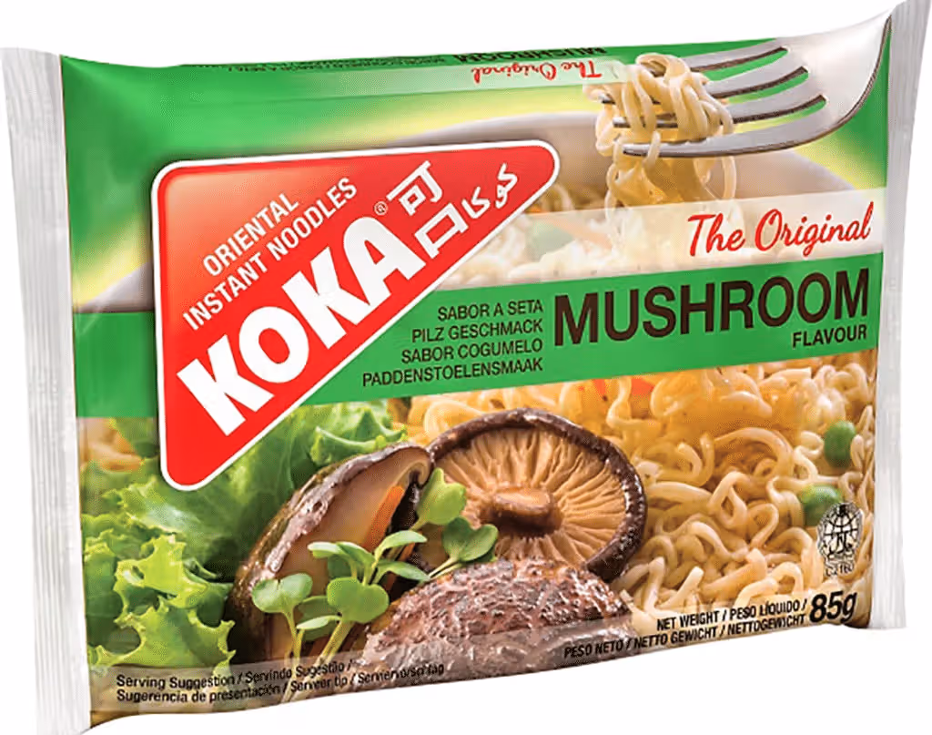 Massa Instantânea Cogumelos 85g - KOKA