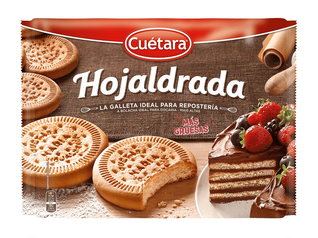 Bolacha Maria 4x150g - HOJALDRADA