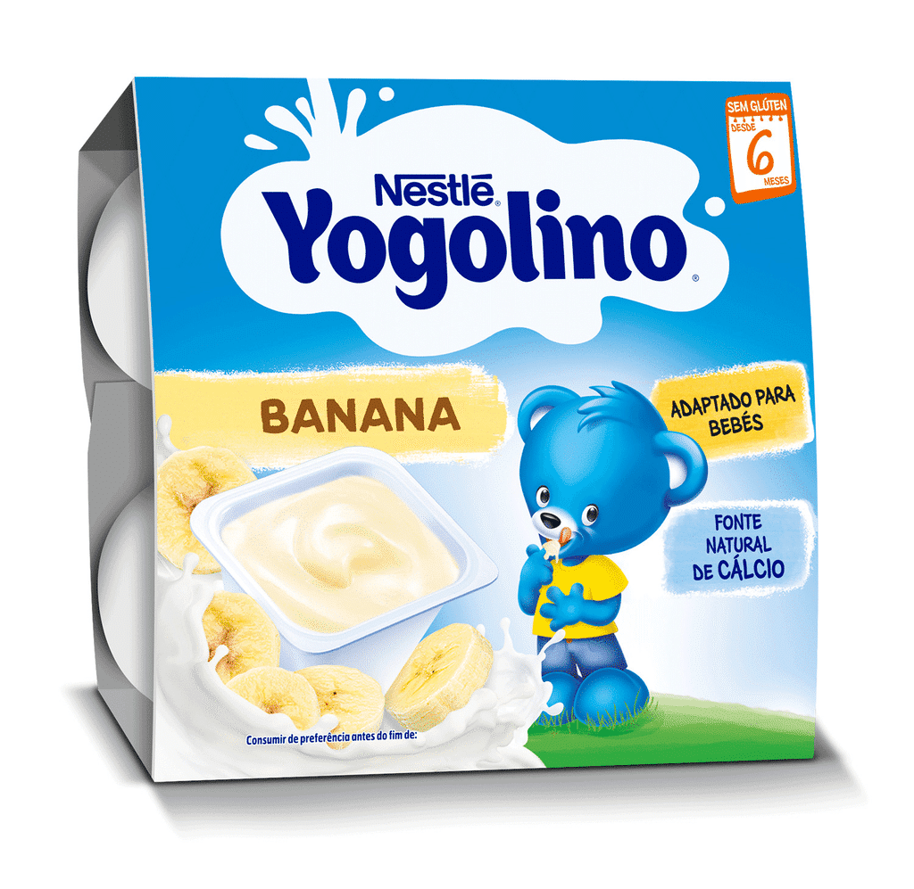 Sobremesa Láctea Yogolino Banana 4x100g - NESTLÉ