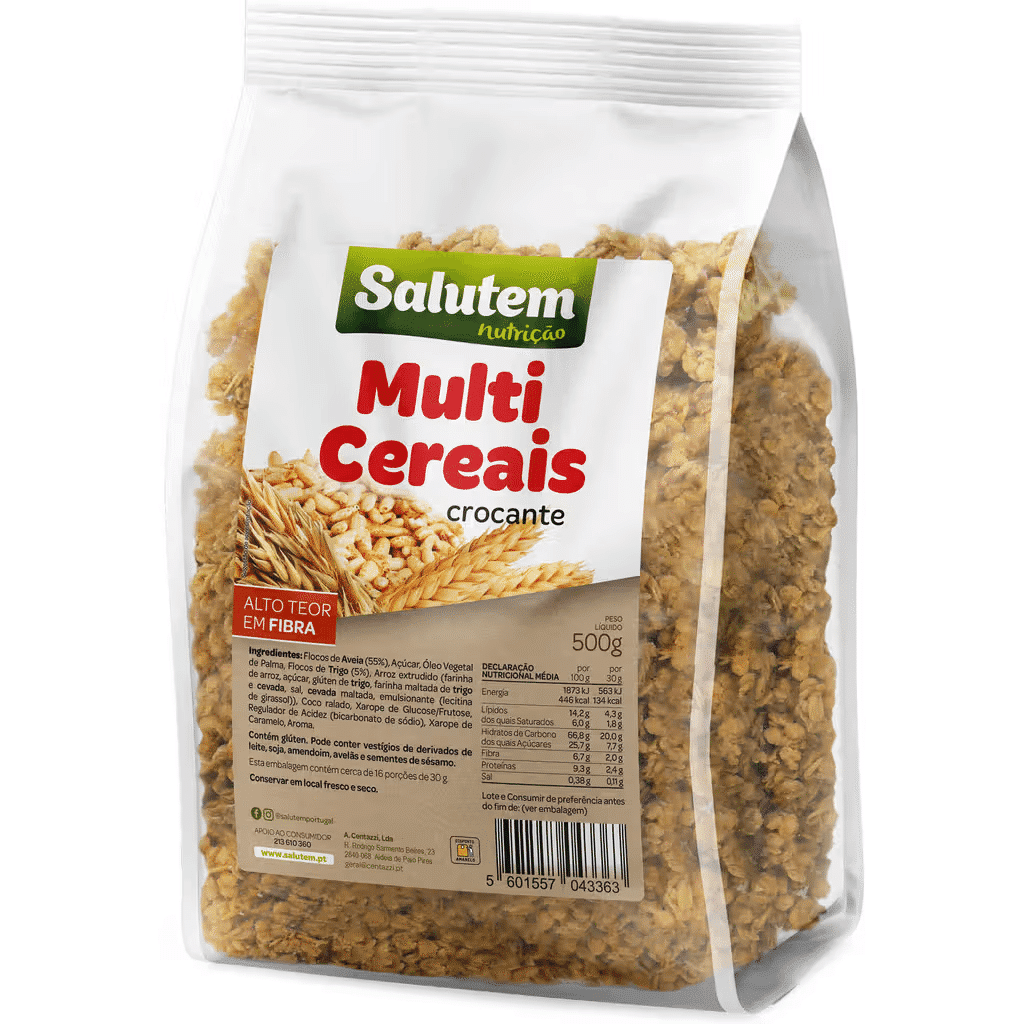 Muesli Multicereais Crocante - SALUTEM