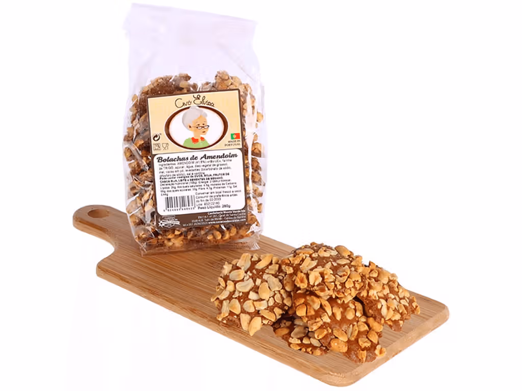 Bolachas De Amendoim Torrado 260 G - AVÓ ELVIRA