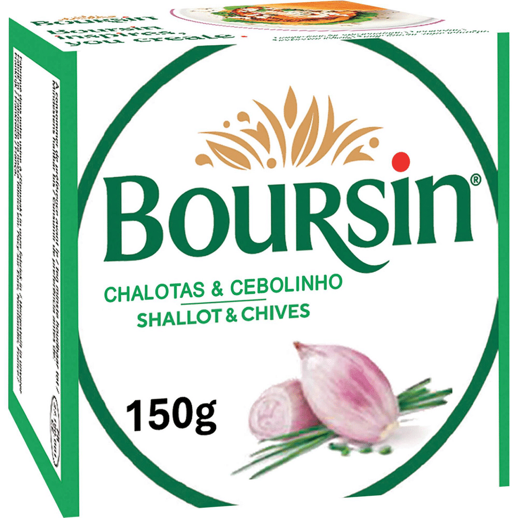 Queijo para Barrar com Chalota e Cebolinho - BOURSIN